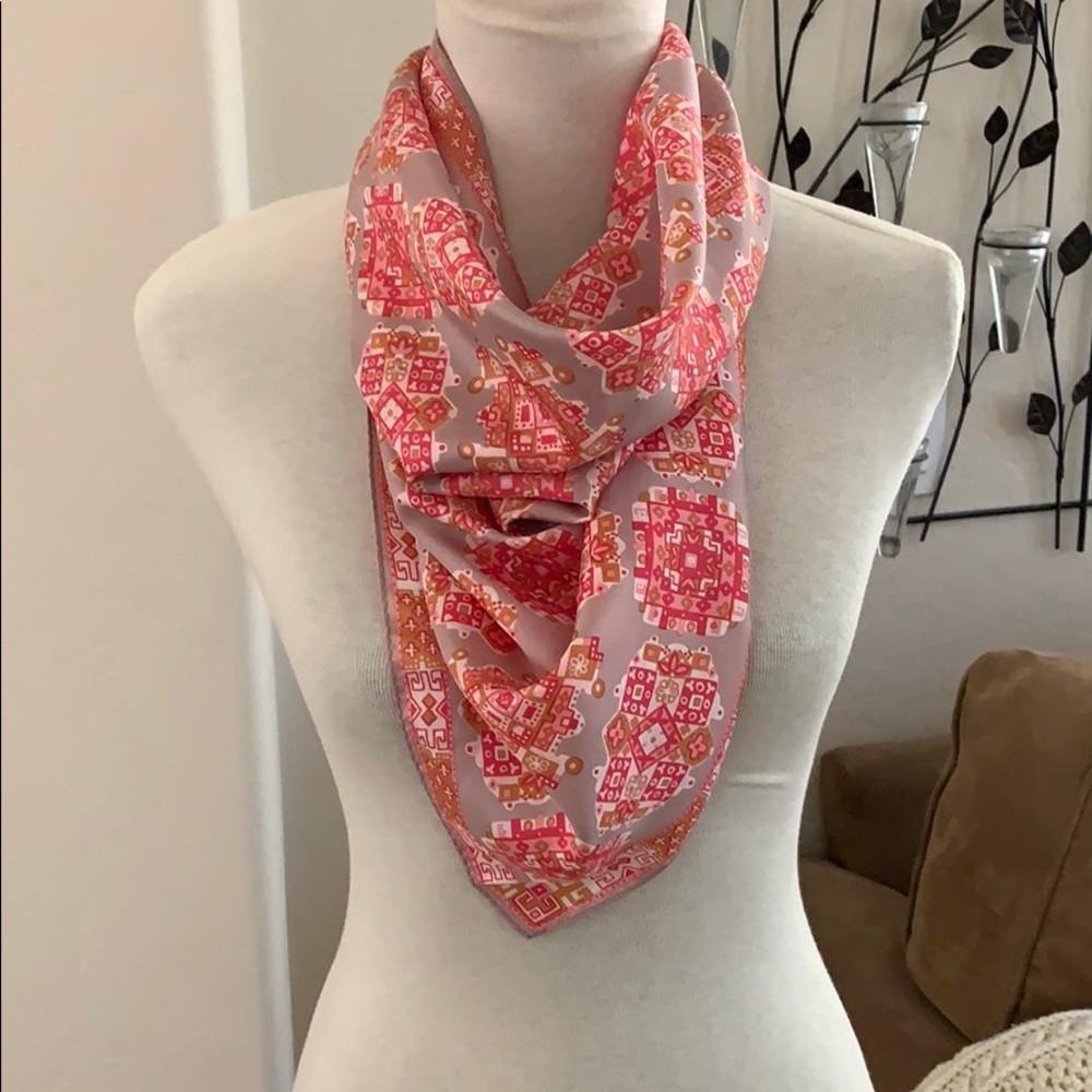 Vintage From The 60’s Square Fashion Scarf
